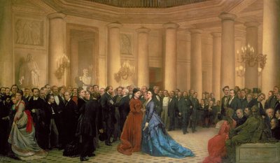 El Teatro Odeon, París, 1869 de Jean Raymond Hippolyte Lazerges